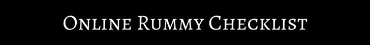 Play Rummy Online Checklist